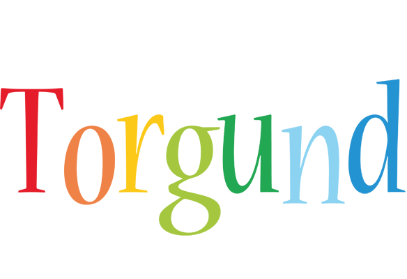 Torgund birthday logo