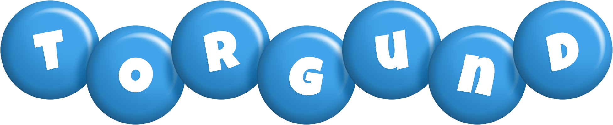 Torgund candy-blue logo