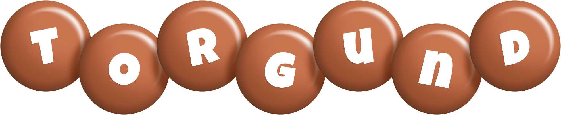 Torgund candy-brown logo