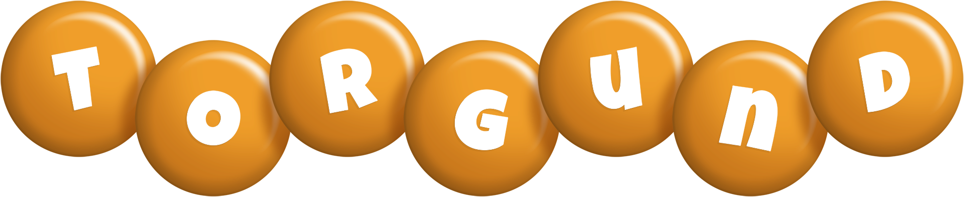 Torgund candy-orange logo