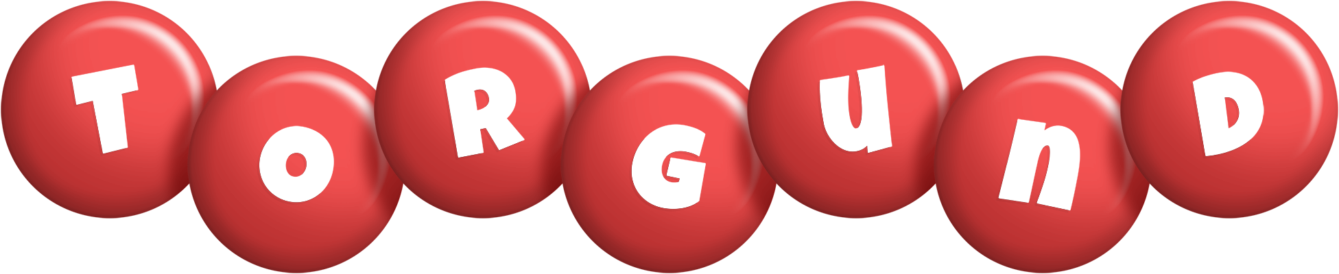 Torgund candy-red logo