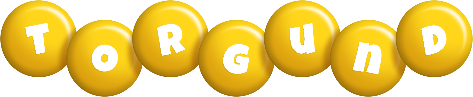 Torgund candy-yellow logo