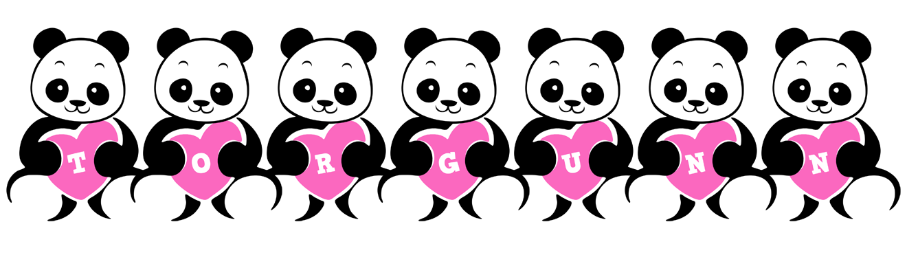 Torgunn love-panda logo