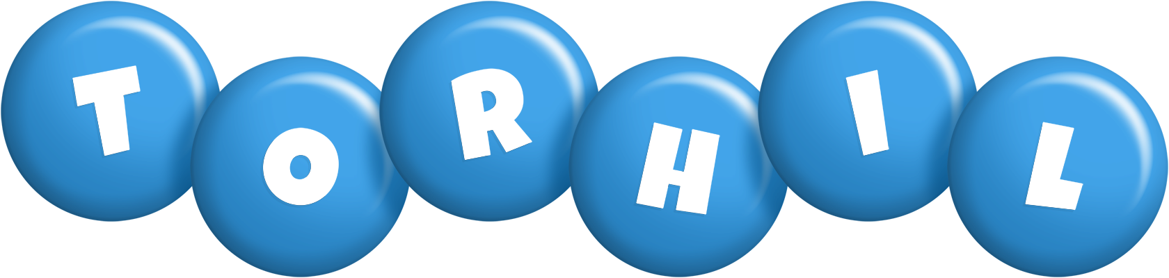Torhil candy-blue logo