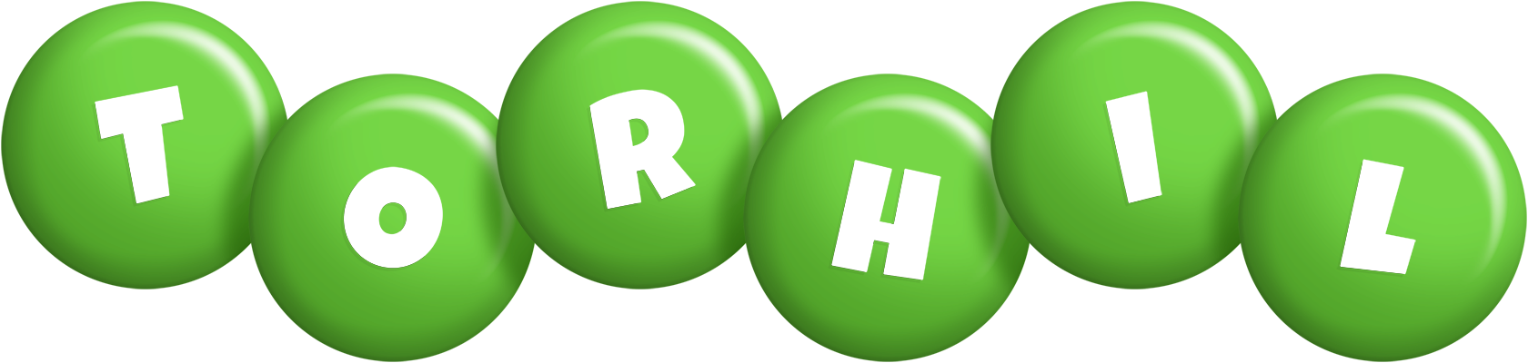 Torhil candy-green logo