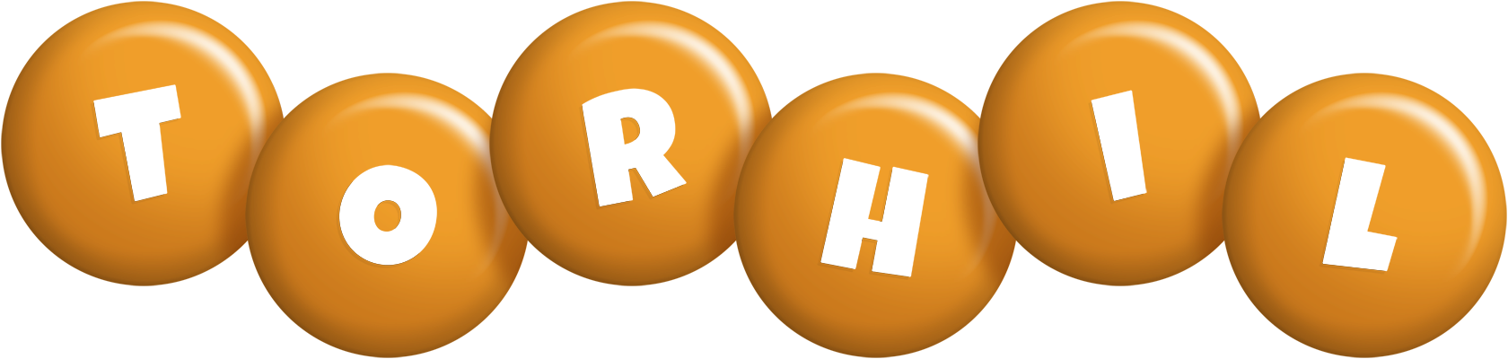 Torhil candy-orange logo