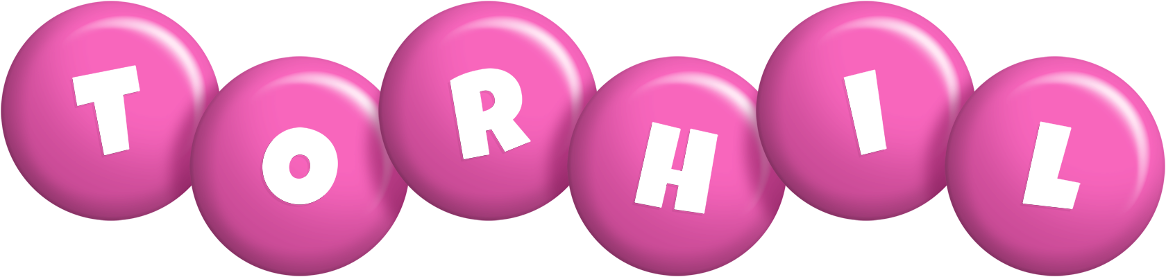 Torhil candy-pink logo
