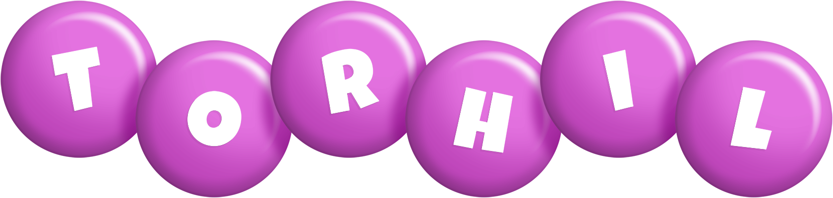 Torhil candy-purple logo