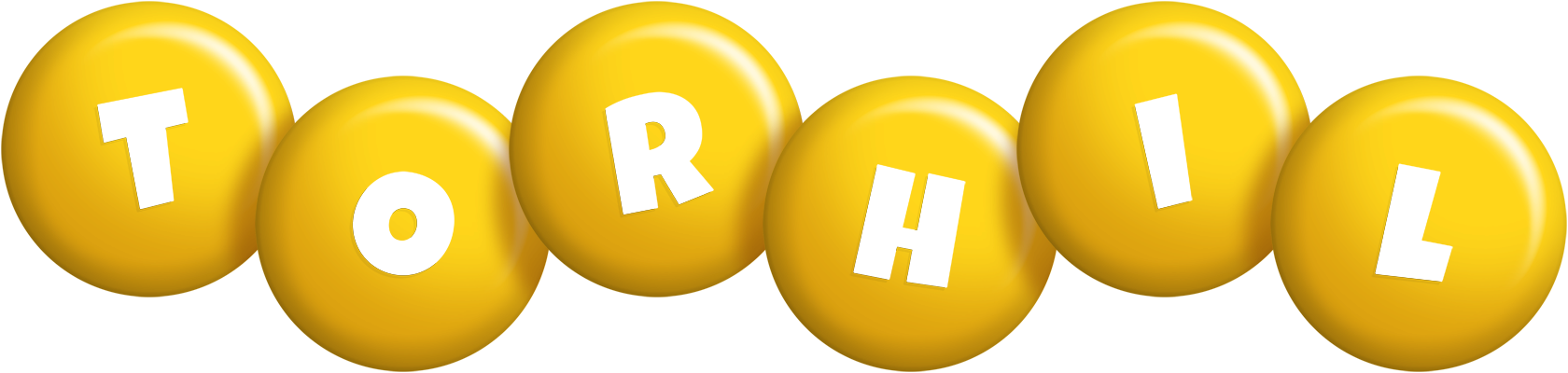 Torhil candy-yellow logo