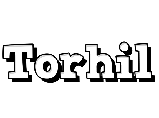 Torhil snowing logo