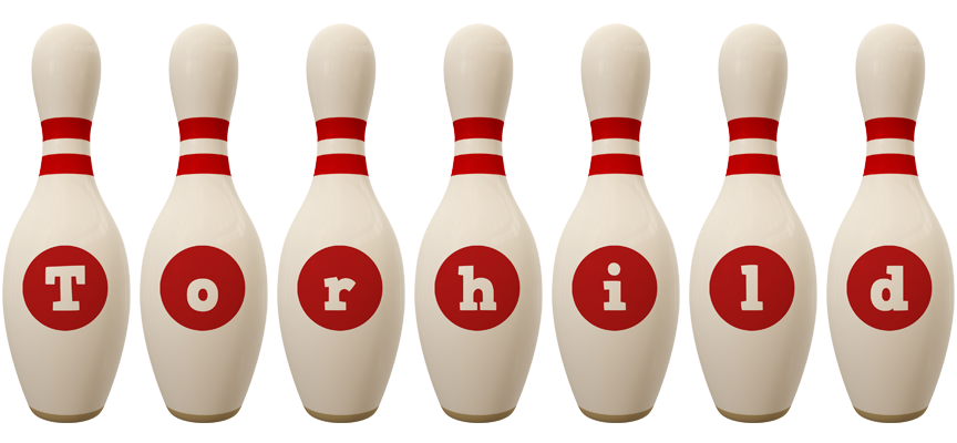 Torhild bowling-pin logo
