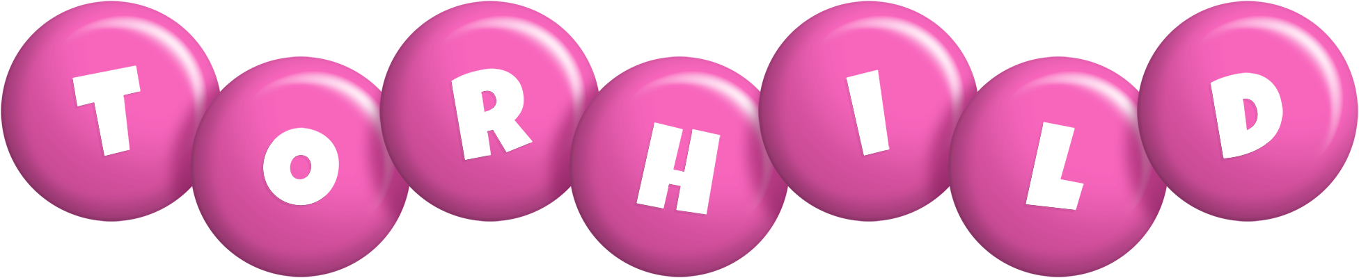 Torhild candy-pink logo