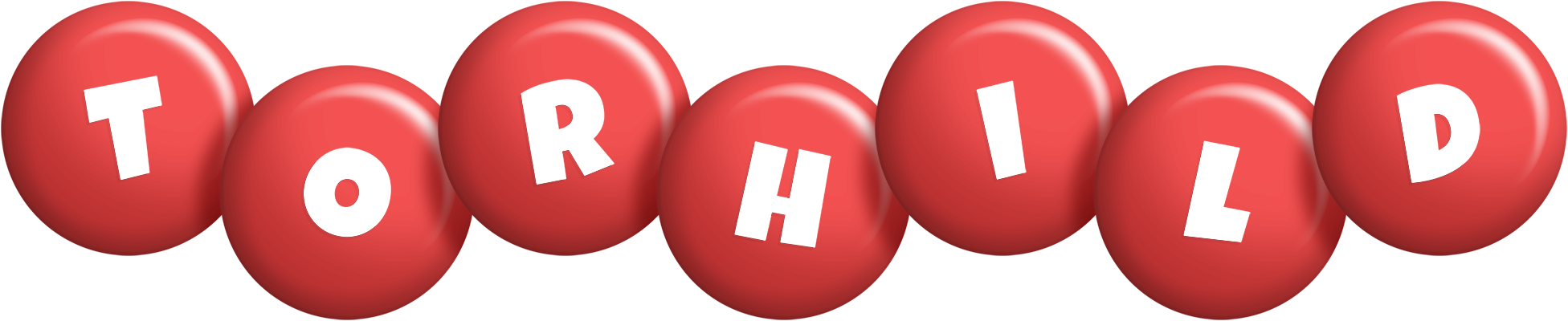 Torhild candy-red logo