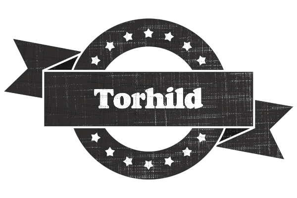 Torhild grunge logo