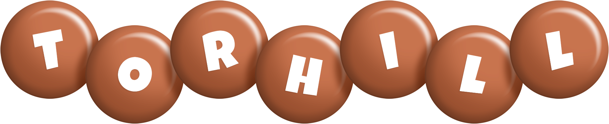 Torhill candy-brown logo