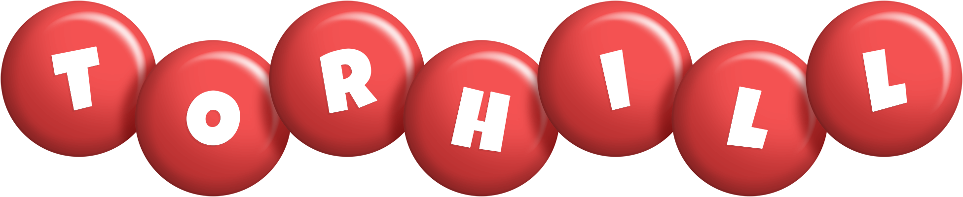 Torhill candy-red logo