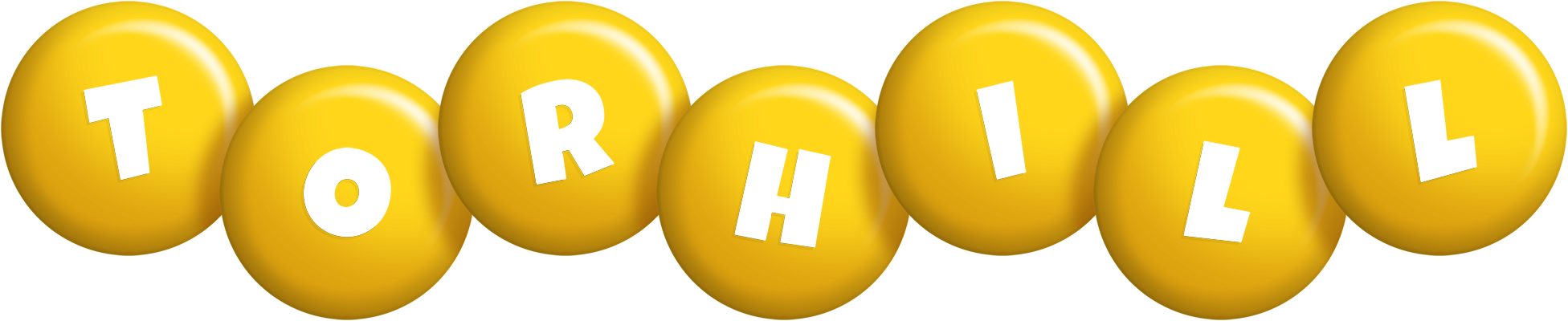 Torhill candy-yellow logo