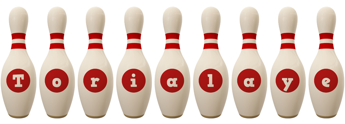Torialaye bowling-pin logo