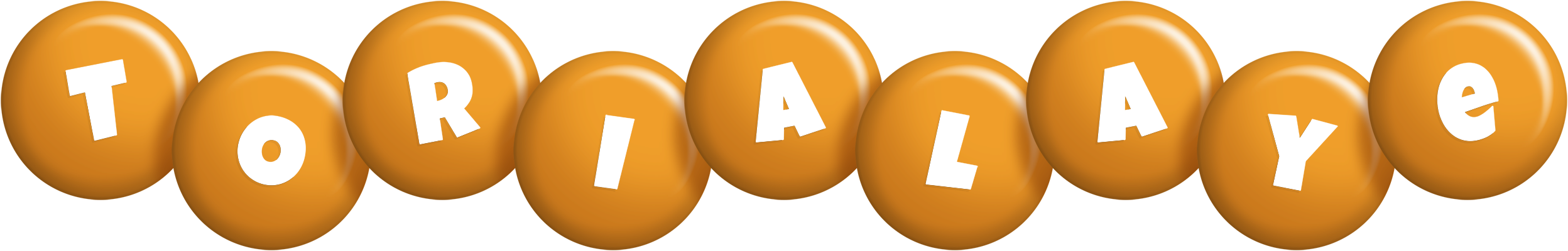 Torialaye candy-orange logo