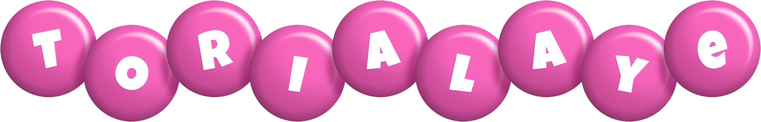 Torialaye candy-pink logo