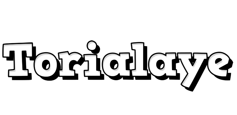 Torialaye snowing logo