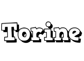 Torine snowing logo