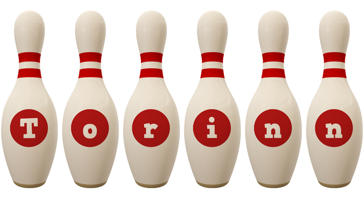 Torinn bowling-pin logo