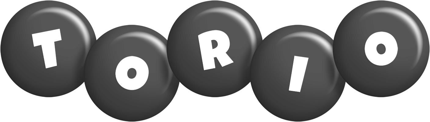 Torio candy-black logo