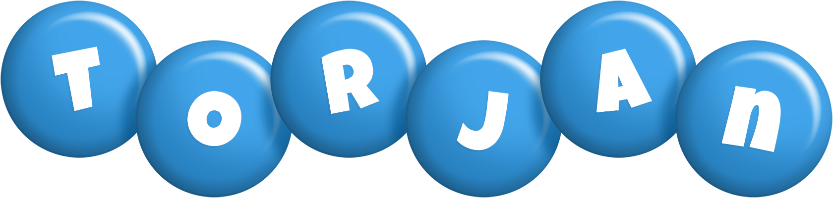 Torjan candy-blue logo