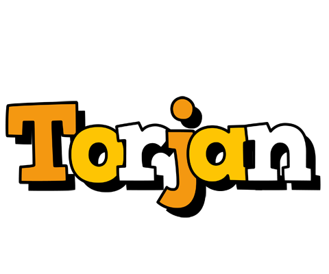 Torjan cartoon logo