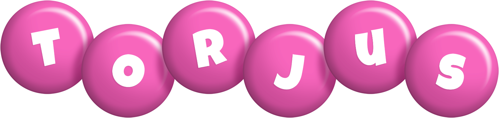 Torjus candy-pink logo