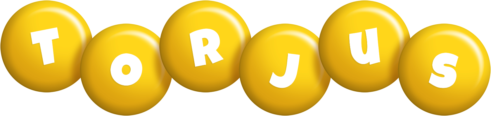 Torjus candy-yellow logo