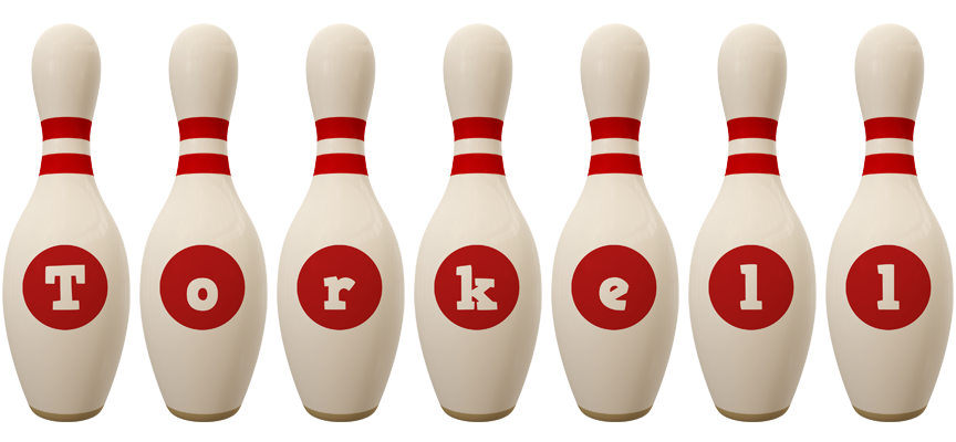 Torkell bowling-pin logo