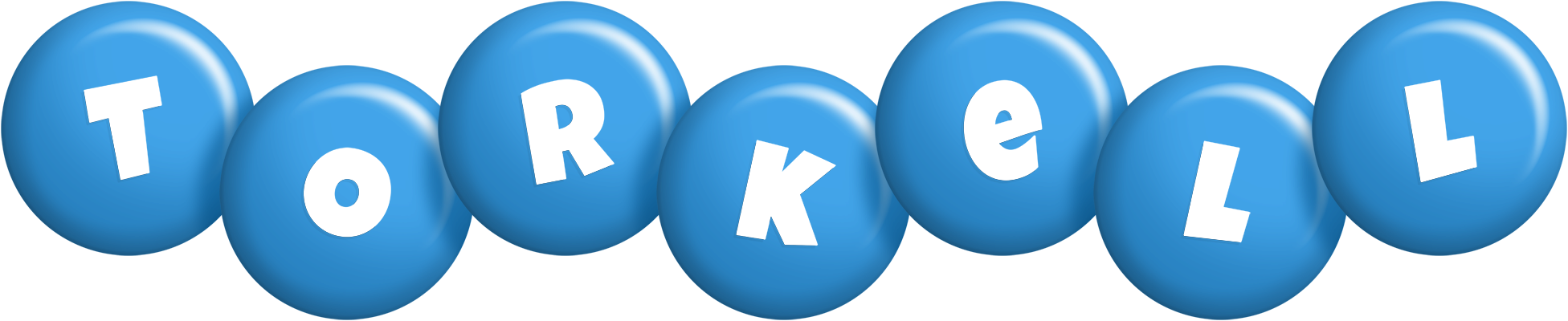 Torkell candy-blue logo