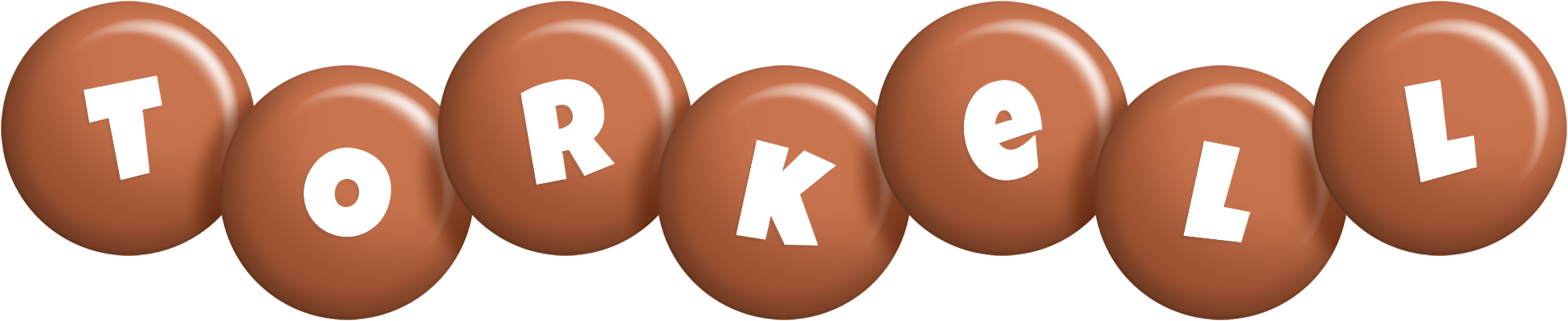 Torkell candy-brown logo