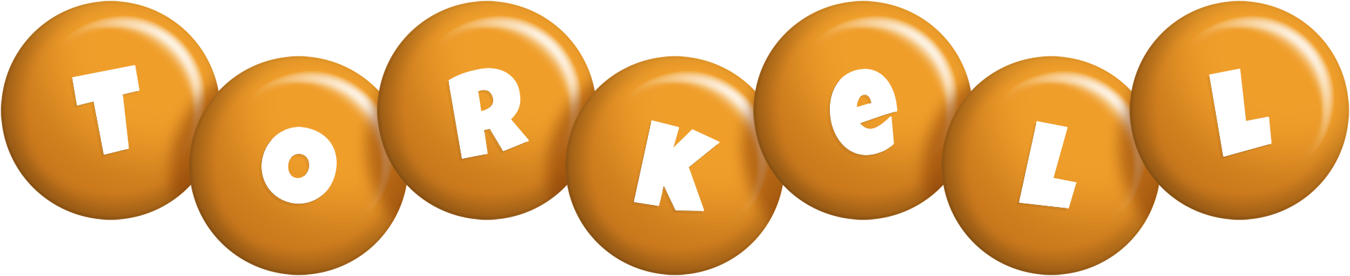 Torkell candy-orange logo