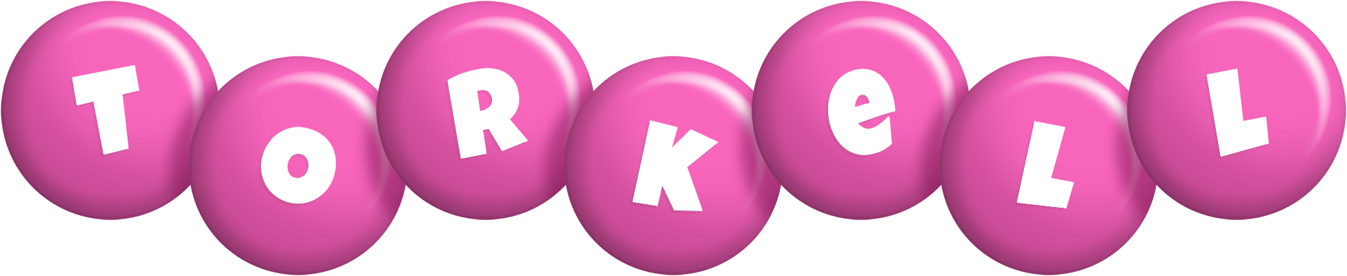 Torkell candy-pink logo
