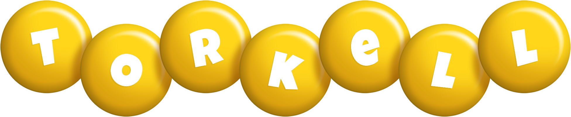 Torkell candy-yellow logo
