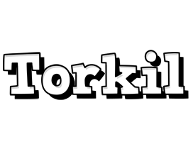 Torkil snowing logo