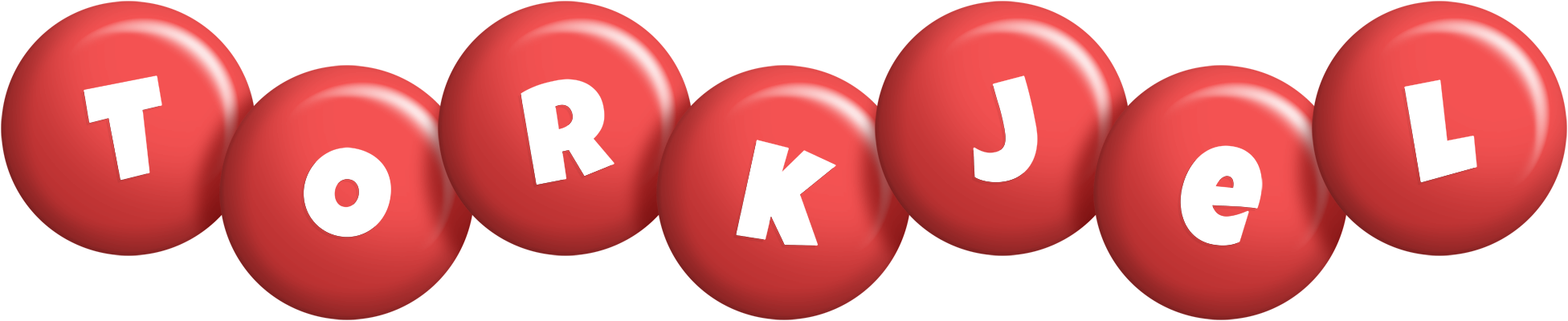 Torkjel candy-red logo
