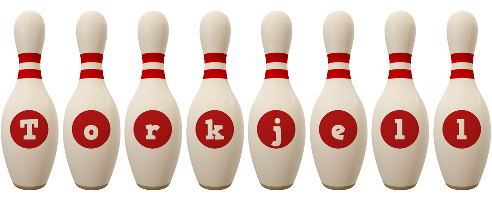 Torkjell bowling-pin logo