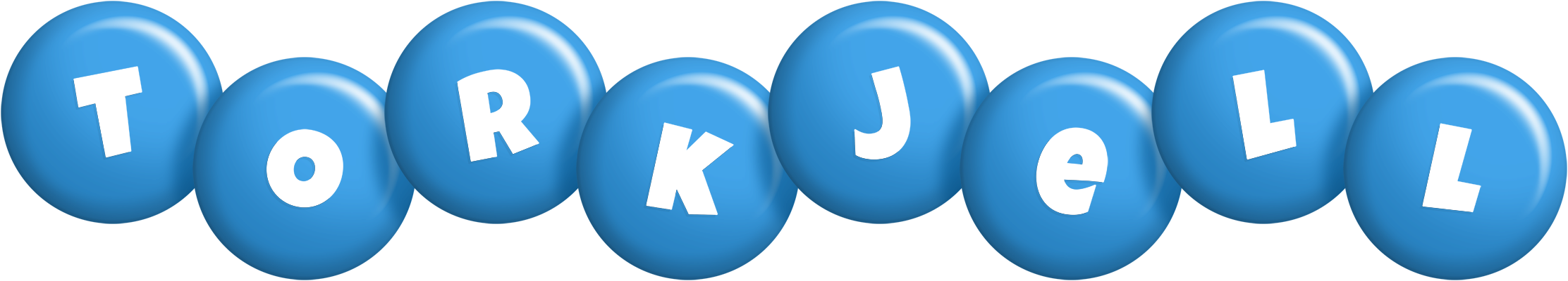 Torkjell candy-blue logo