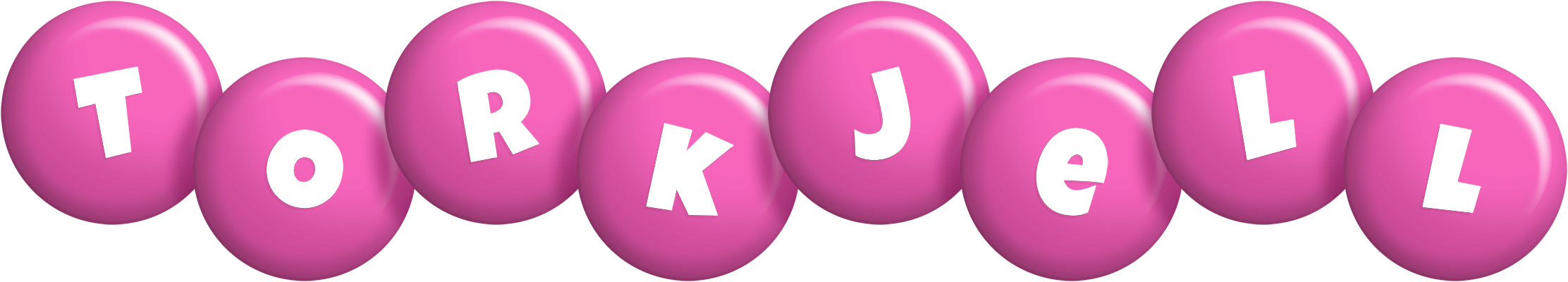 Torkjell candy-pink logo