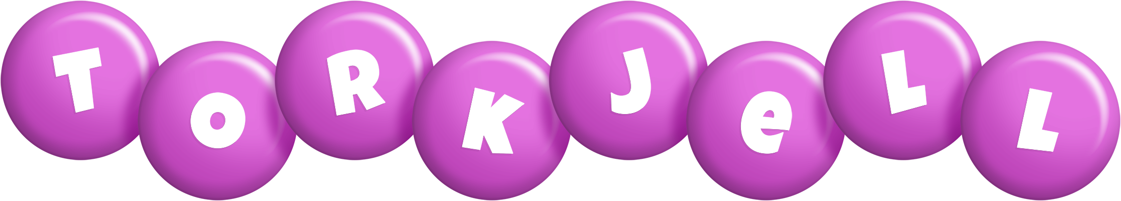 Torkjell candy-purple logo