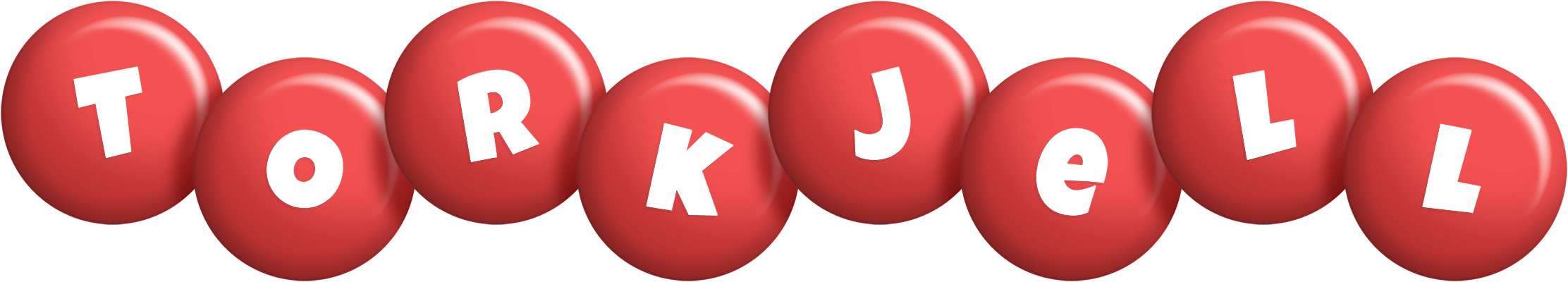 Torkjell candy-red logo