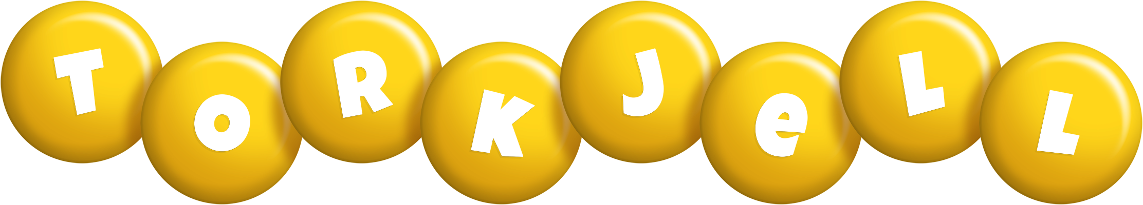 Torkjell candy-yellow logo