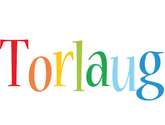Torlaug birthday logo