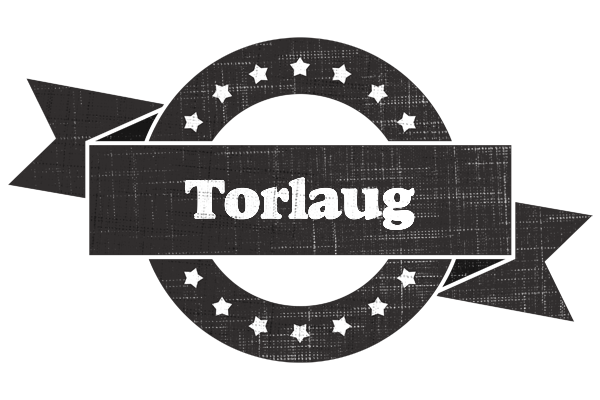 Torlaug grunge logo