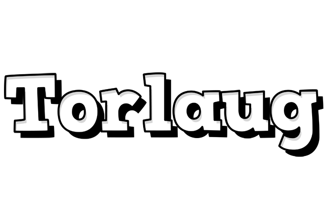 Torlaug snowing logo