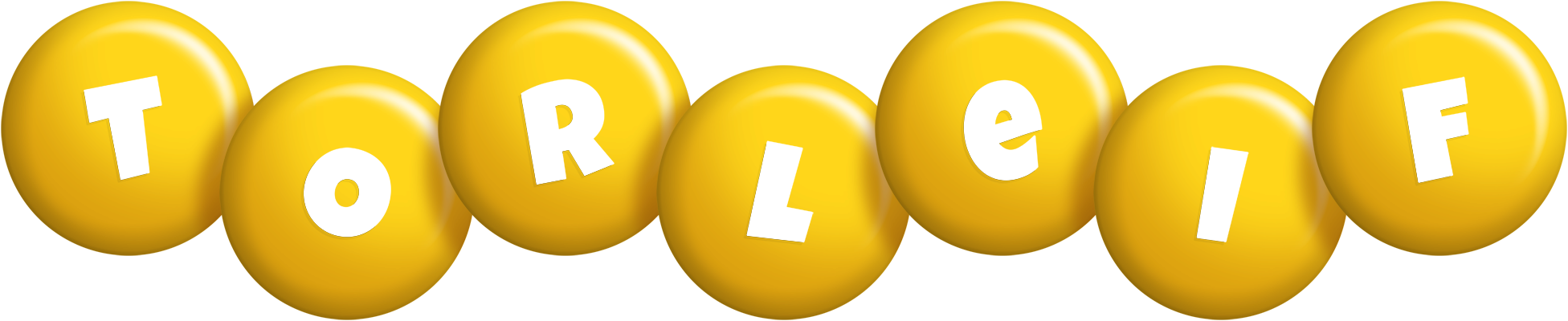 Torleif candy-yellow logo